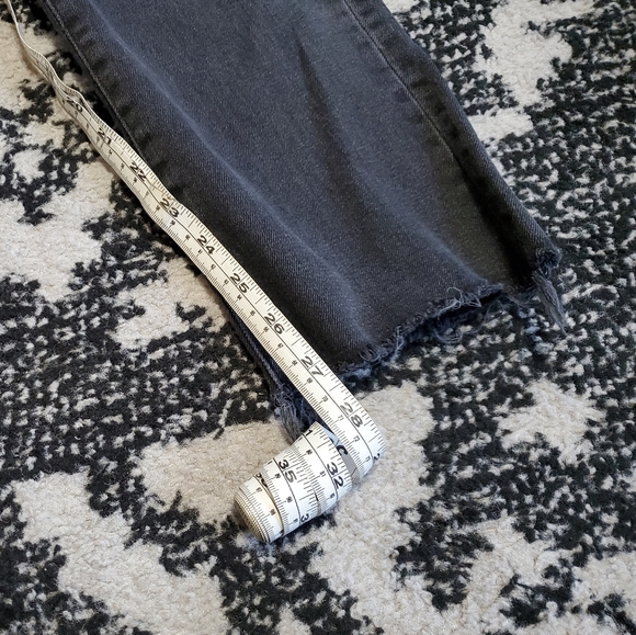 Madewell Black Distressed High-Rise Slim Crop Boyjean - Picture 11 of 11